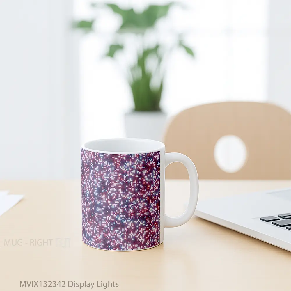 Mug Display Lights Gelas Keramik Unik - All-side / Desain