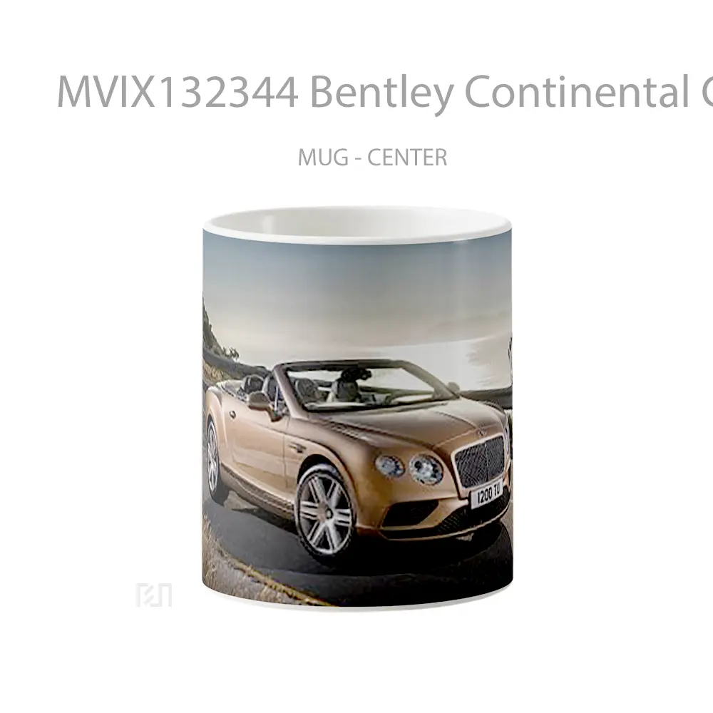 Mug Bentley Continental Gt Convertible Cangkir Mobil