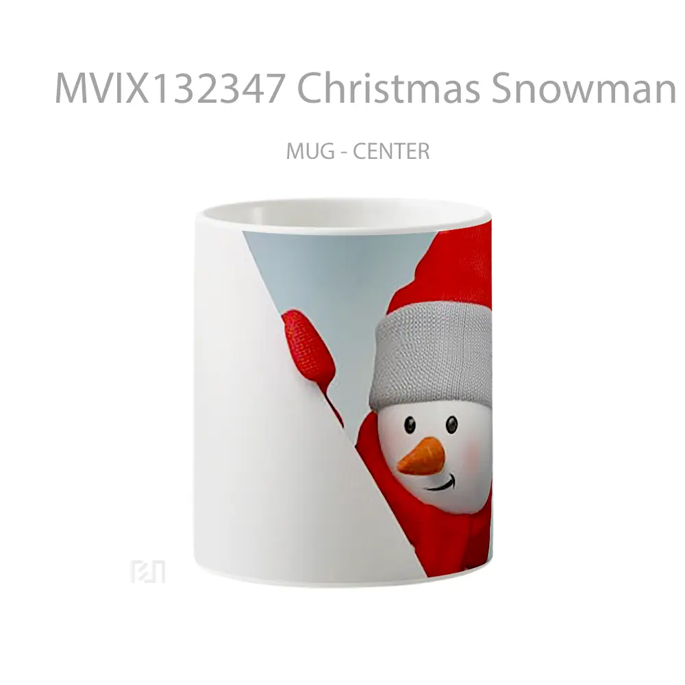 Mug Christmas Snowman V1 Gelas Keramik Unik