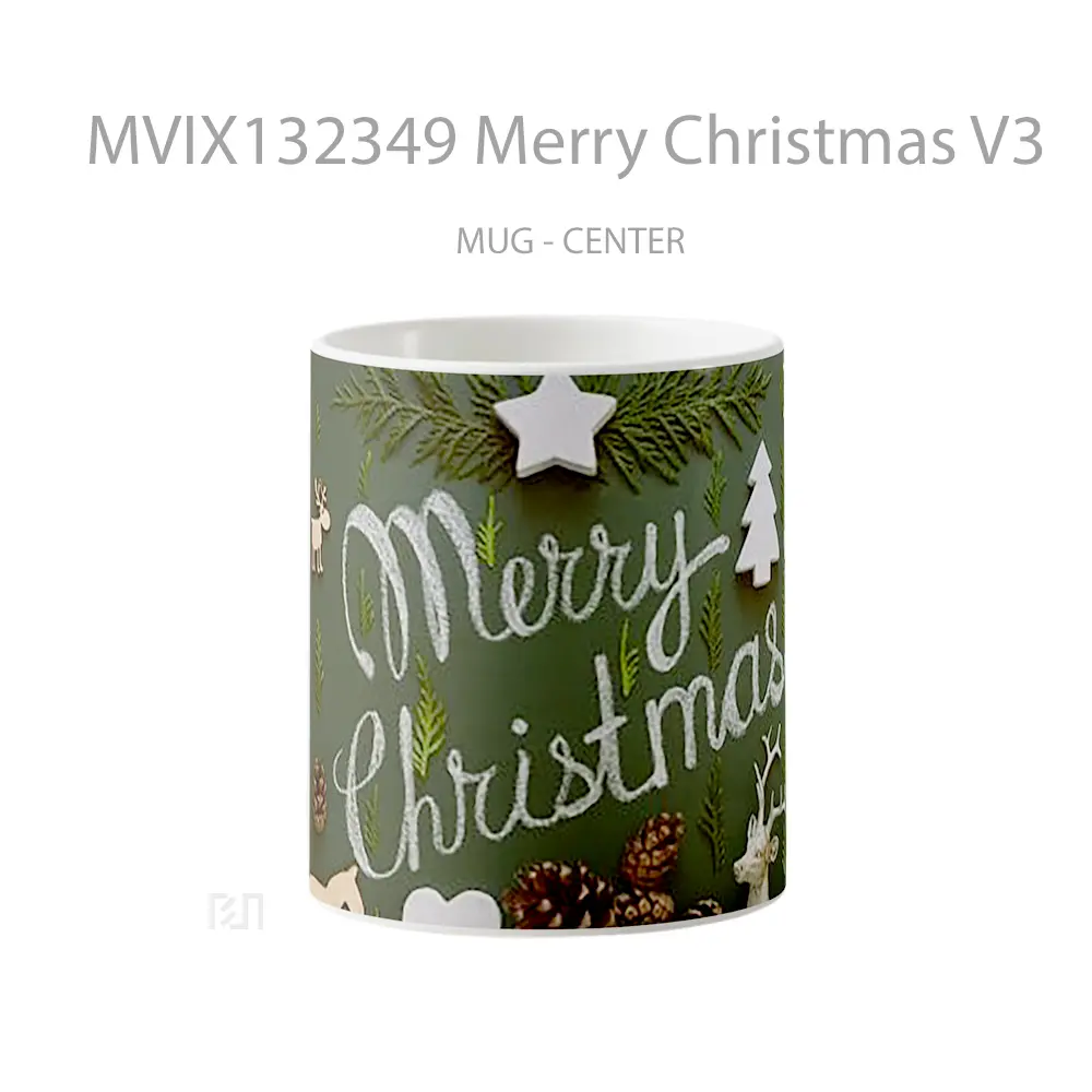 Mug Merry Christmas V3 Gelas Keramik Unik