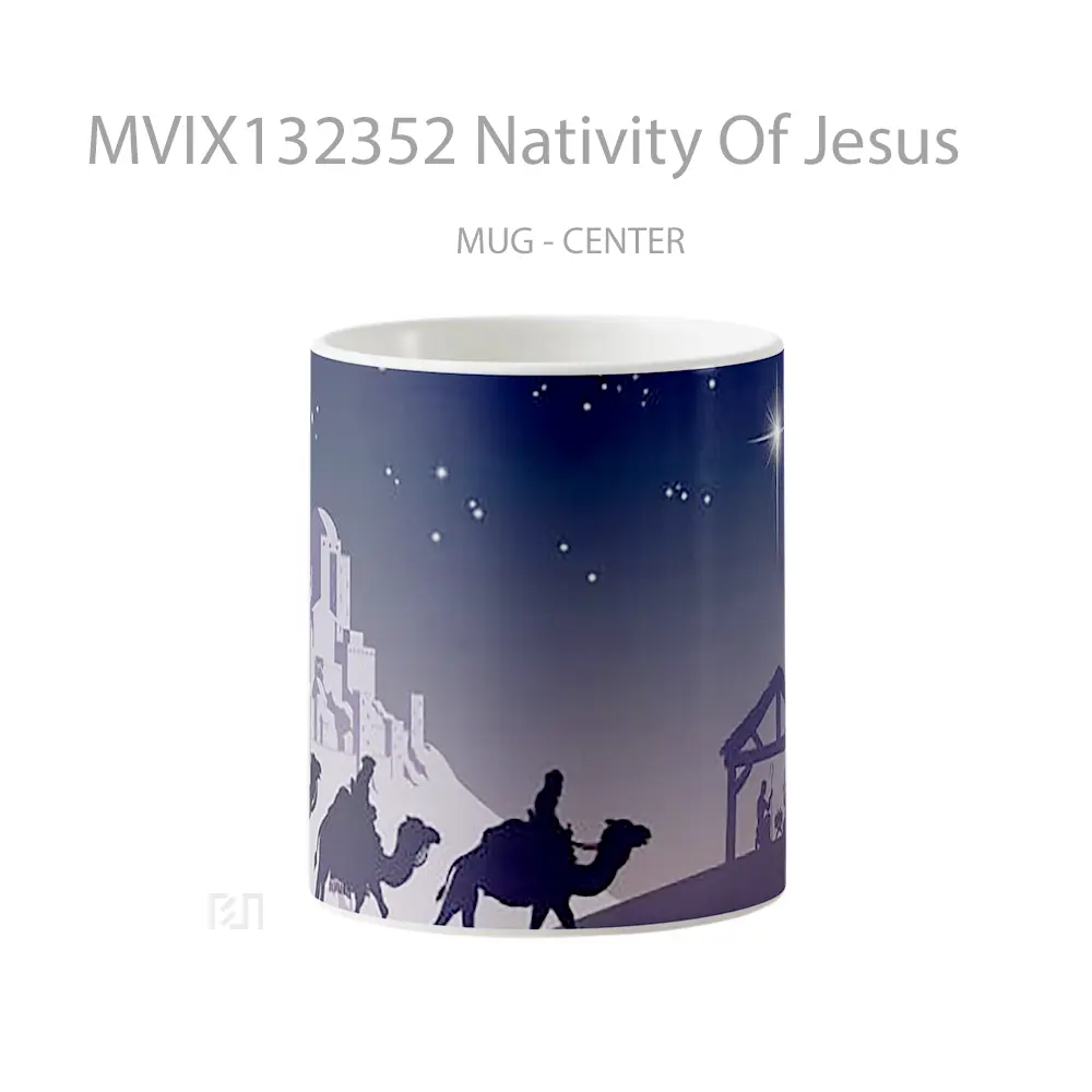Mug Nativity Of Jesus Gelas Keramik Unik