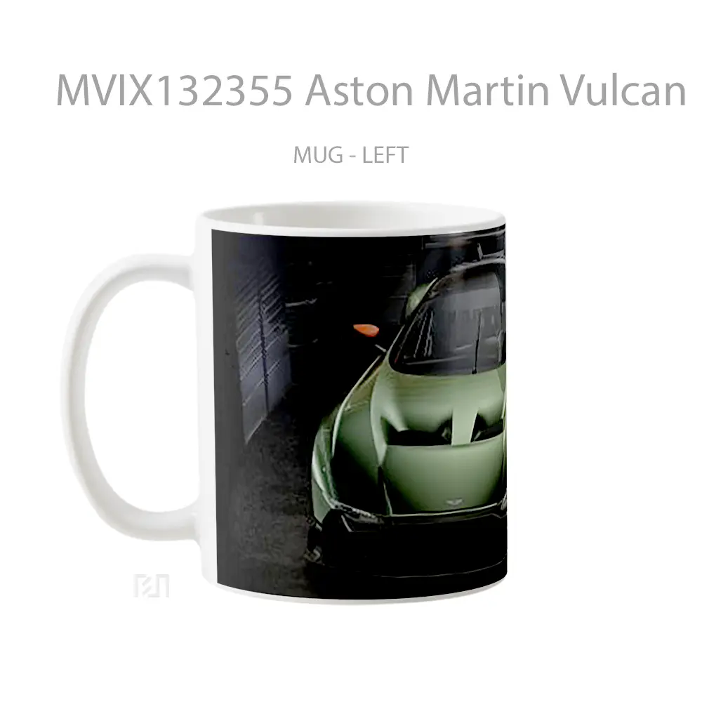 Mug Aston Martin Vulcan Cangkir Mobil - All-side / Desain