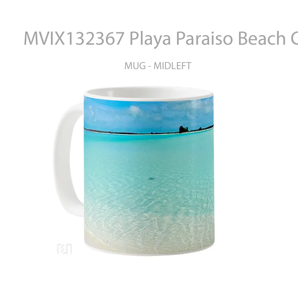 Mug Playa Paraiso Beach Cuba Gelas Pemandangan Alam - All-side / Desain