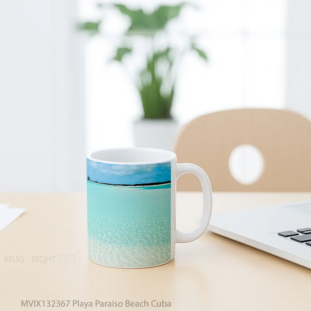 Mug Playa Paraiso Beach Cuba Gelas Pemandangan Alam - All-side / Desain