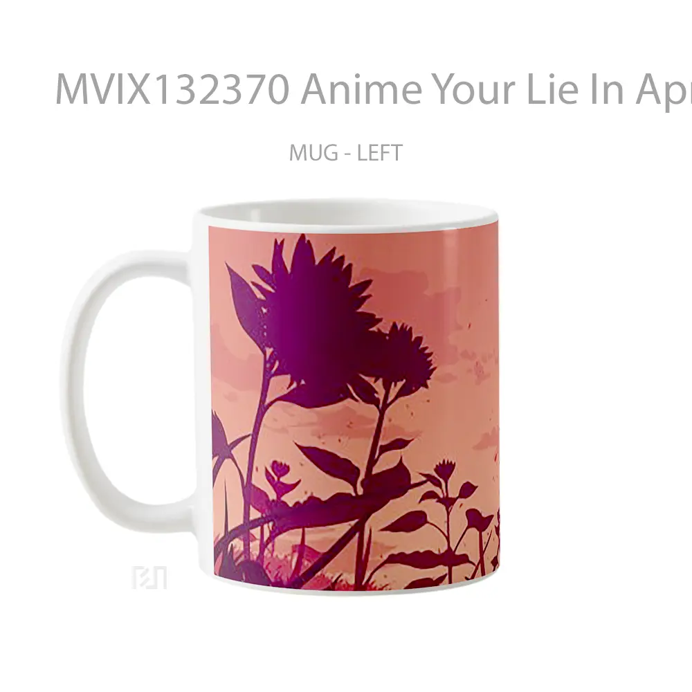 Mug Anime Your Lie In April Cangkir Anime - All-side / Desain