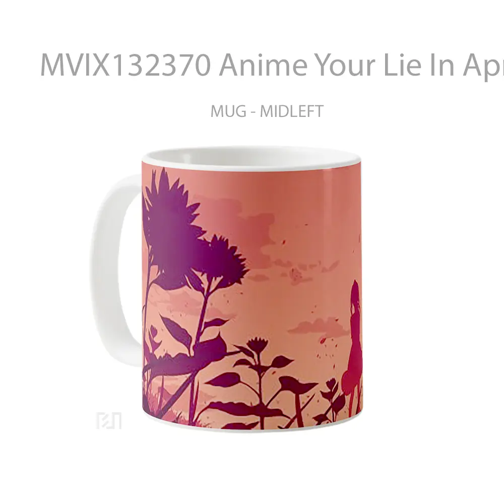Mug Anime Your Lie In April Cangkir Anime - All-side / Desain