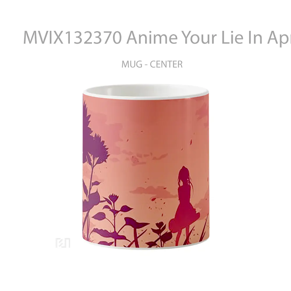 Mug Anime Your Lie In April Cangkir Anime