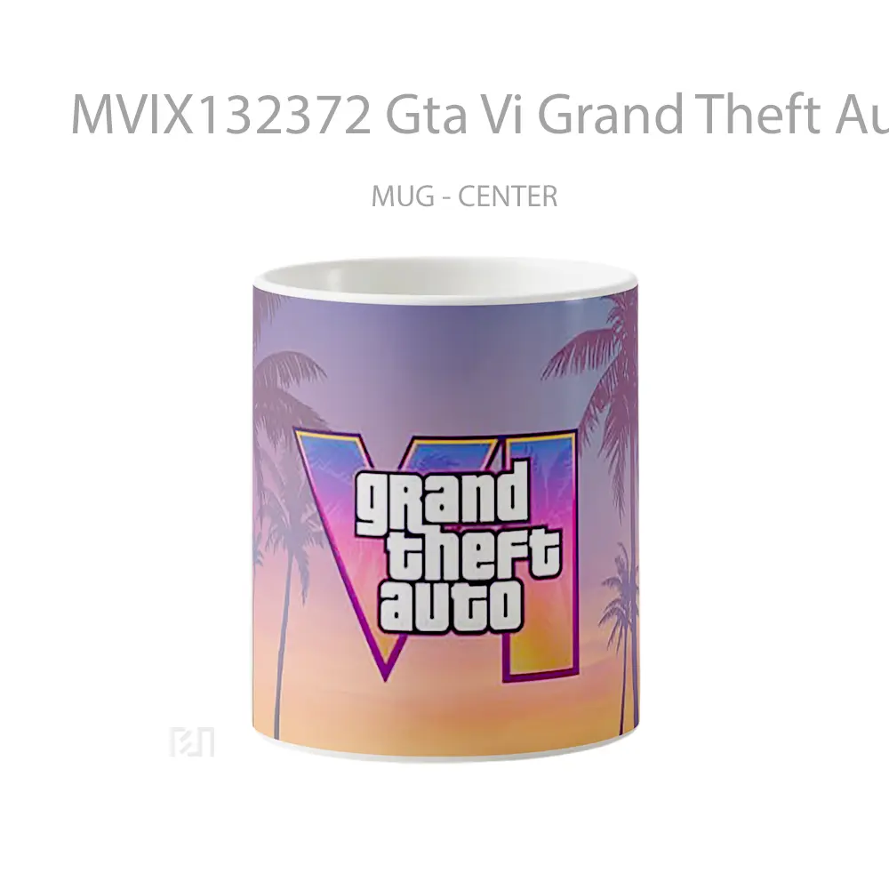 Mug Gta Vi Grand Theft Auto 6 V2 Gelas Keramik Unik