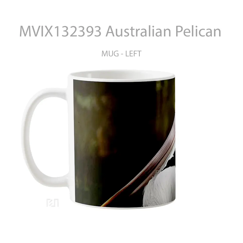 Mug Australian Pelican Gelas Keramik Unik - All-side / Desain