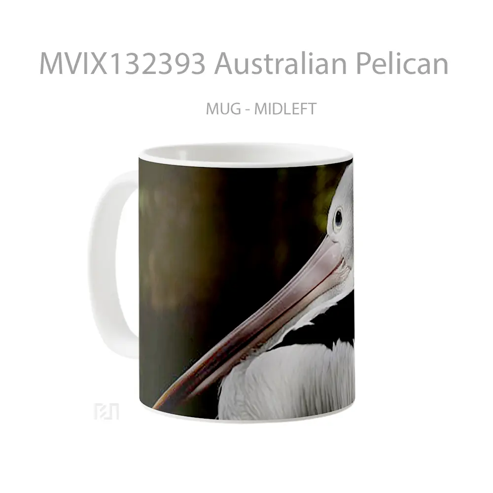 Mug Australian Pelican Gelas Keramik Unik - All-side / Desain