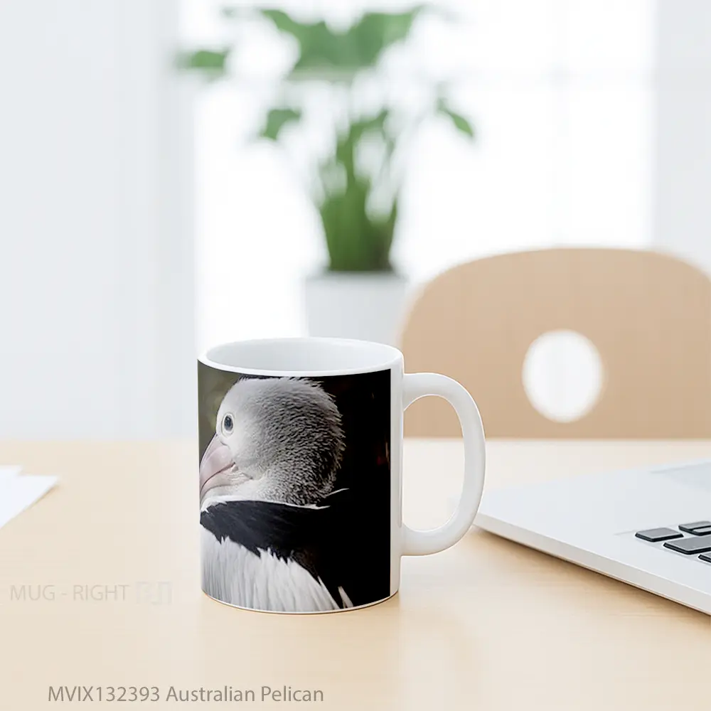 Mug Australian Pelican Gelas Keramik Unik - All-side / Desain