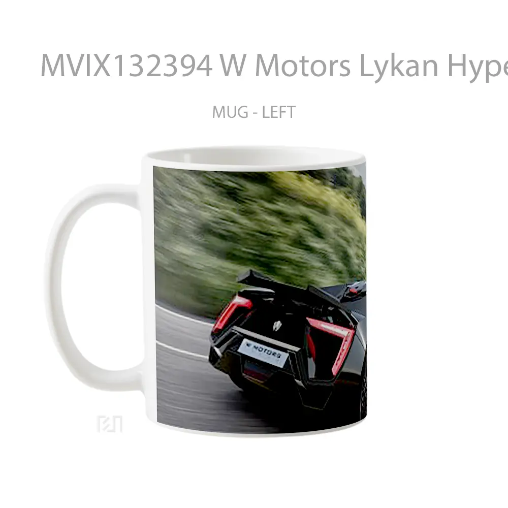 Mug W Motors Lykan Hypersport V2 Gelas Keramik Unik - All-side / Desain