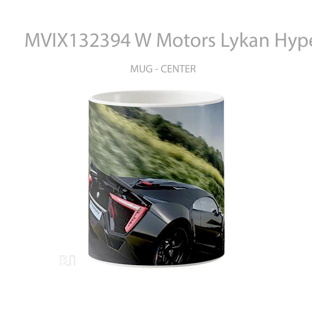 Mug W Motors Lykan Hypersport V2 Gelas Keramik Unik