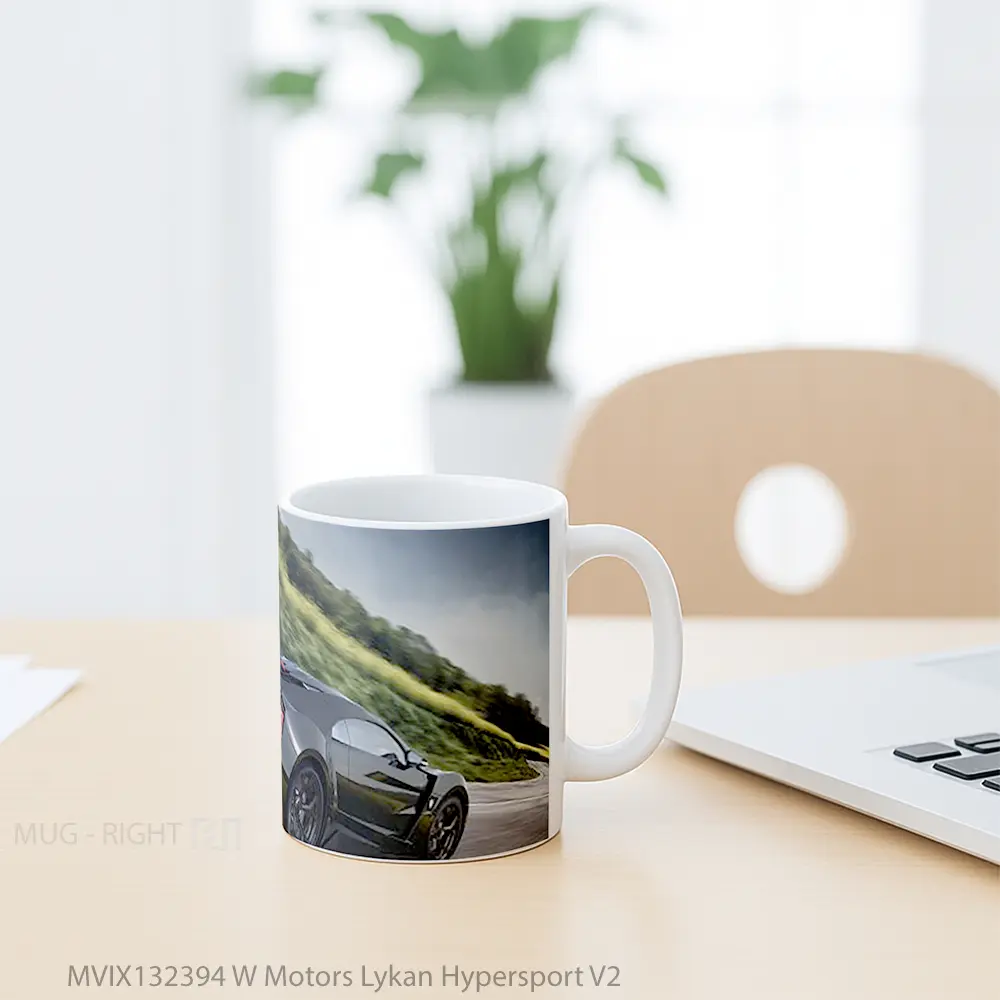 Mug W Motors Lykan Hypersport V2 Gelas Keramik Unik - All-side / Desain