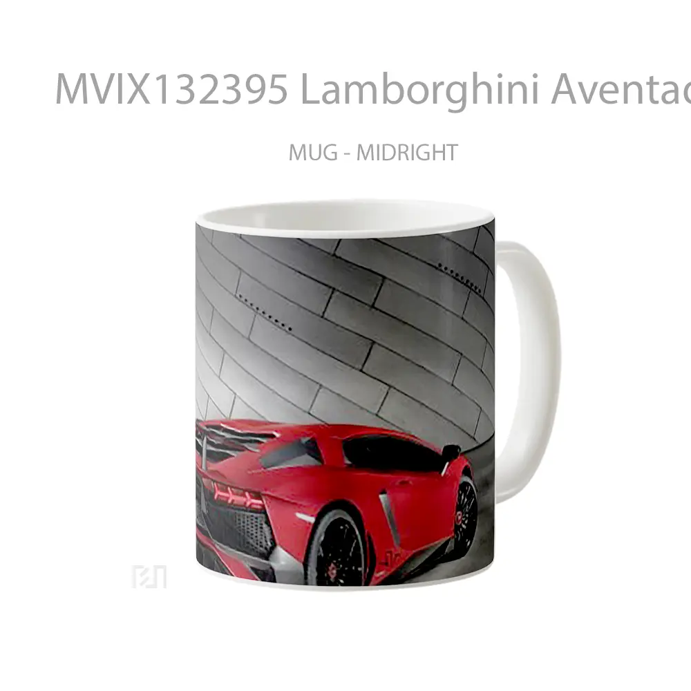 Mug Lamborghini Aventador Lp 750 Cangkir Mobil - All-side / Desain