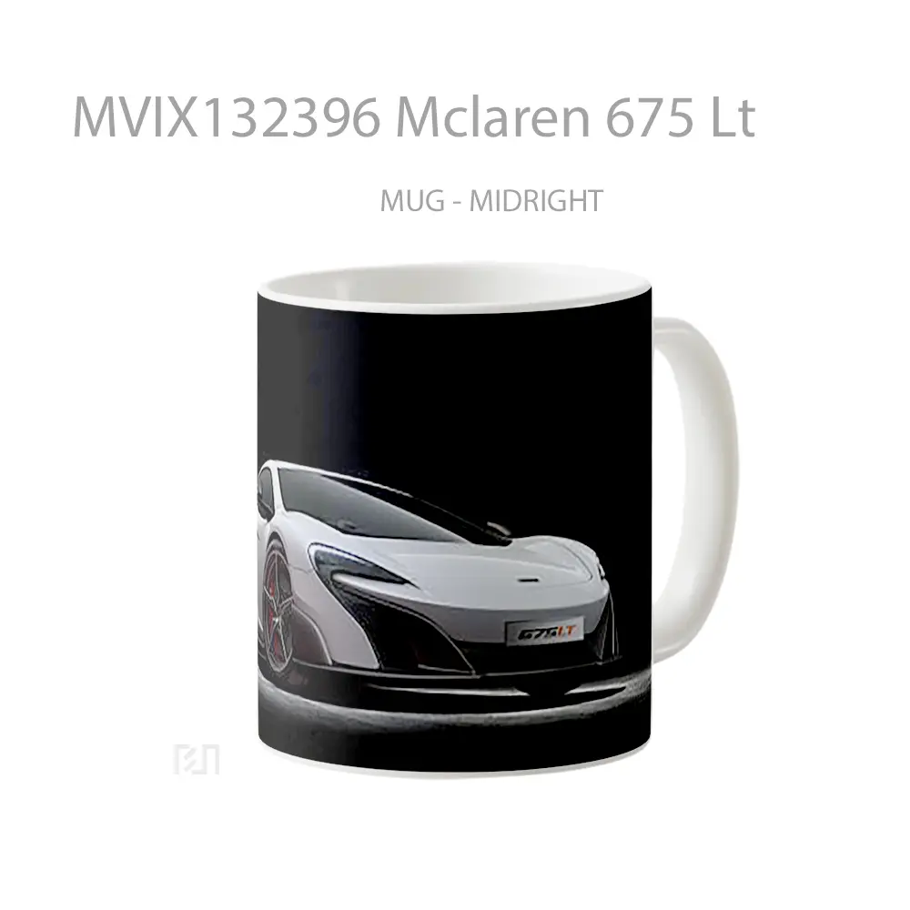 Mug Mclaren 675 Lt Gelas Keramik Unik - All-side / Desain