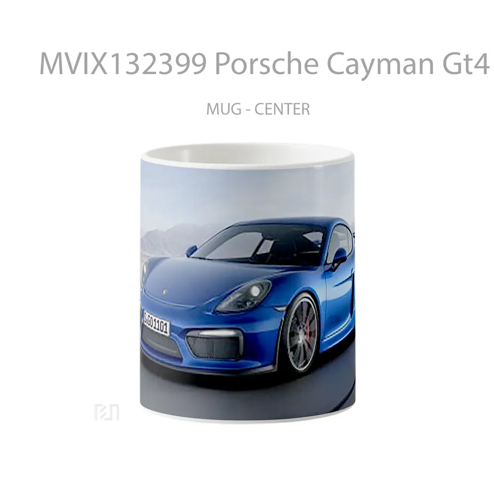 Mug Porsche Cayman Gt4 V2 Cangkir Mobil