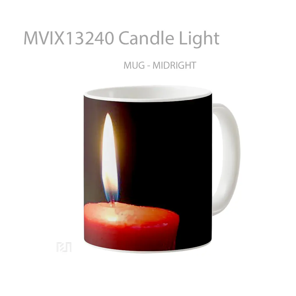 Mug Candle Light Gelas Keramik Unik - All-side / Desain