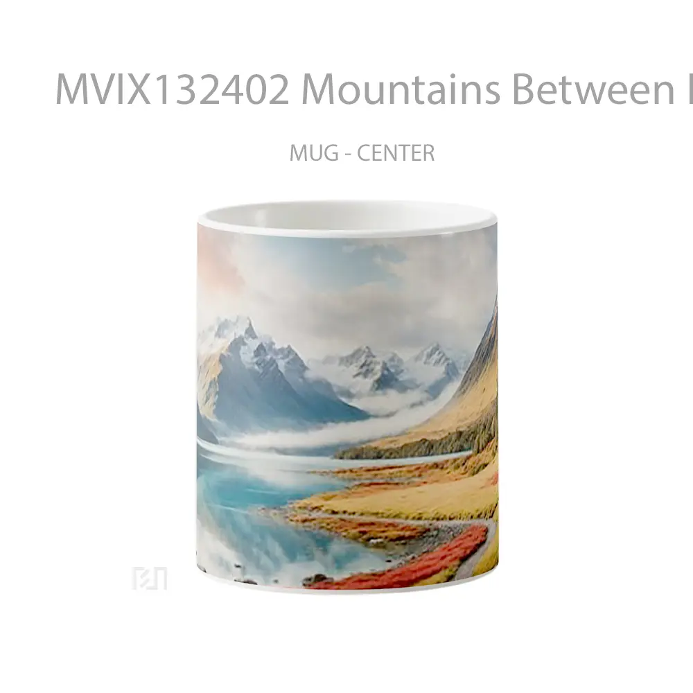Mug Mountains Between Lake Gelas Pemandangan Alam