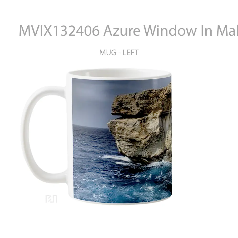Mug Azure Window In Malta Gelas Keramik Unik - All-side / Desain
