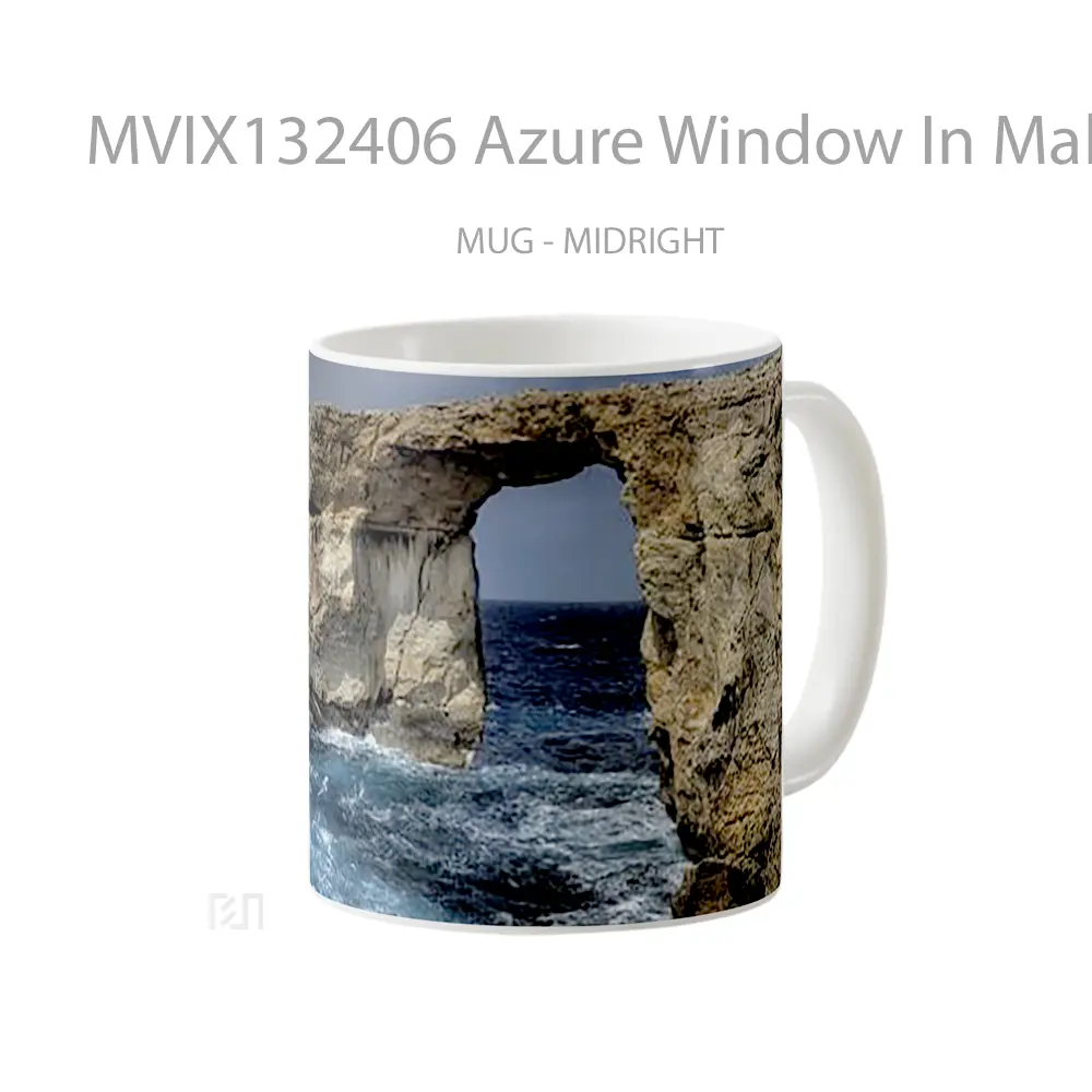 Mug Azure Window In Malta Gelas Keramik Unik - All-side / Desain