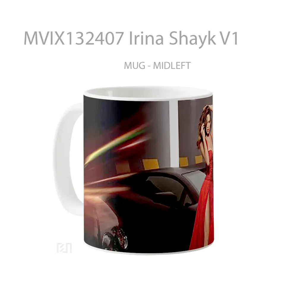 Mug Irina Shayk V1 Gelas Keramik Unik - All-side / Desain