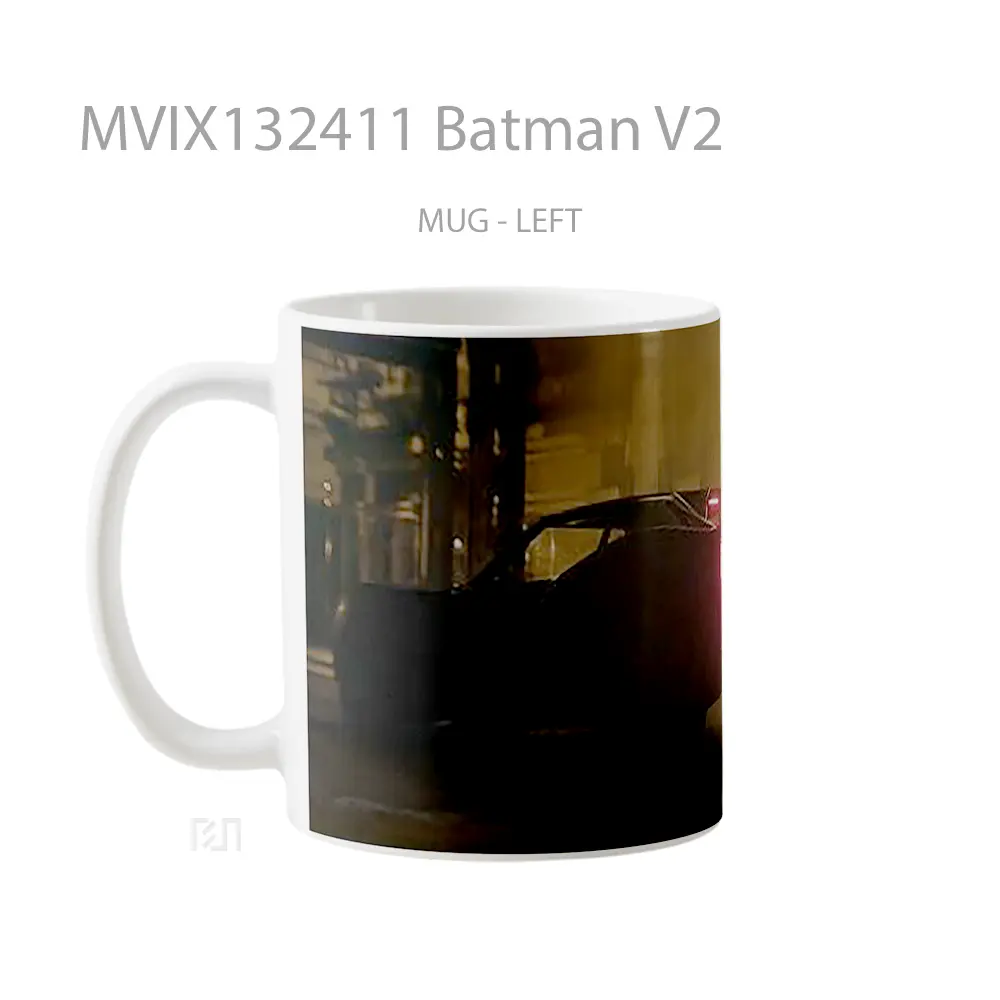 Mug Batman V2 Gelas Superhero - All-side / Desain