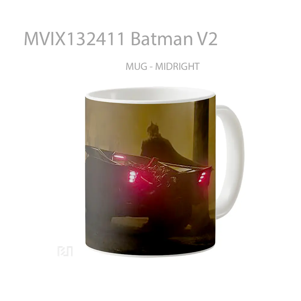 Mug Batman V2 Gelas Superhero - All-side / Desain