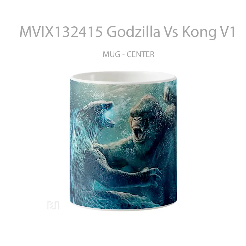 Mug Godzilla Vs Kong V1 Gelas Keramik Unik