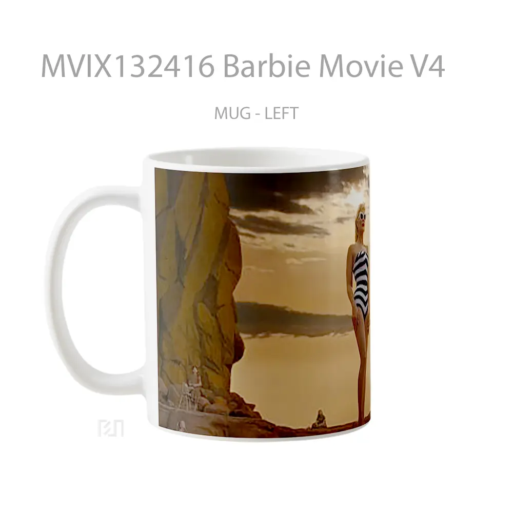 Mug Barbie Movie V4 Gelas Keramik Unik - All-side / Desain