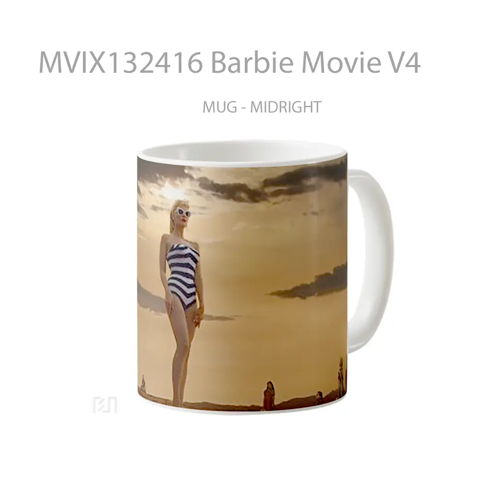 Mug Barbie Movie V4 Gelas Keramik Unik - All-side / Desain