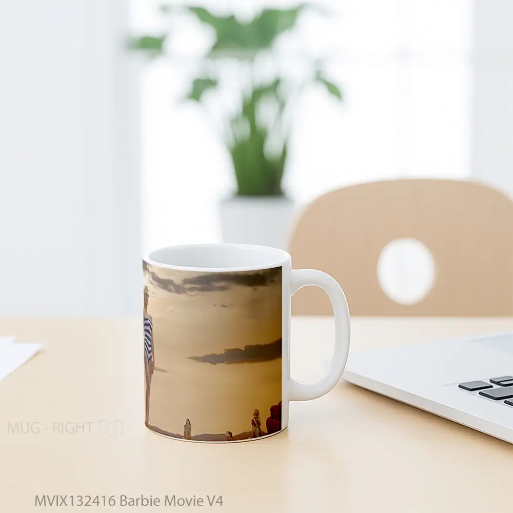 Mug Barbie Movie V4 Gelas Keramik Unik - All-side / Desain