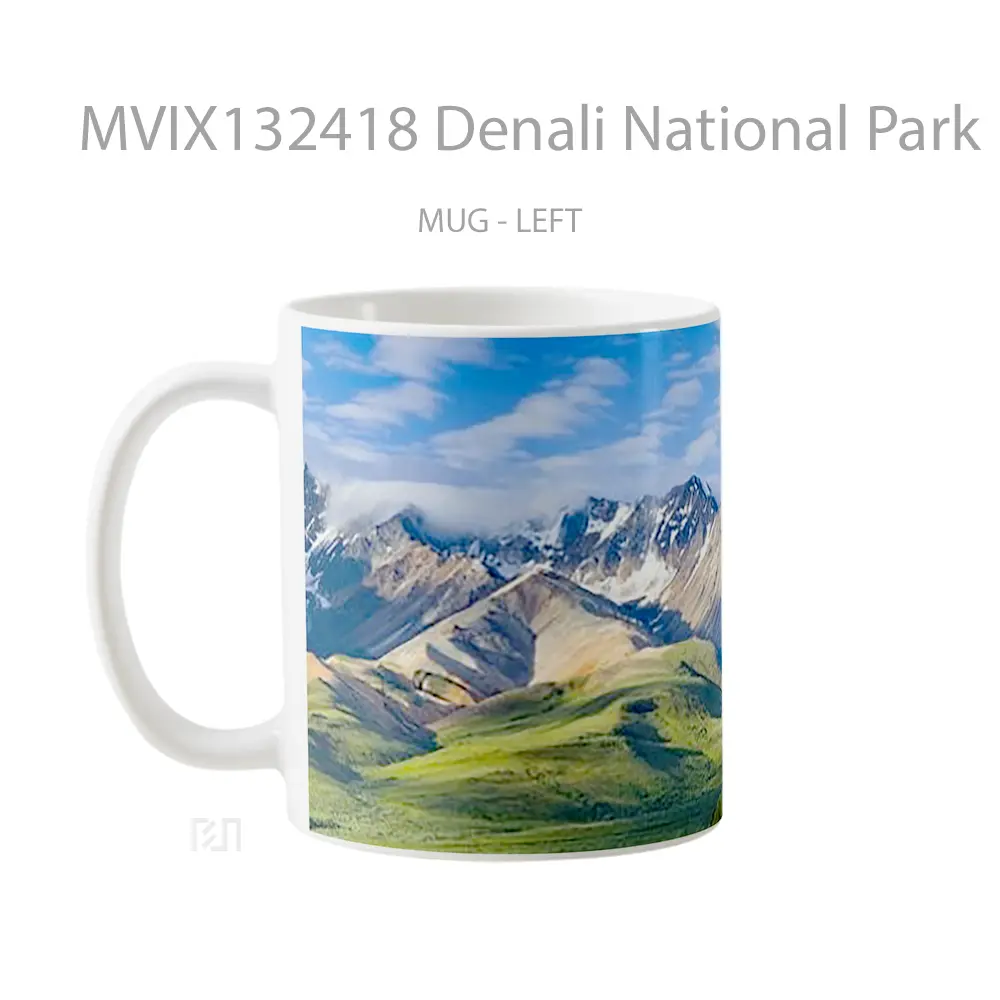 Mug Denali National Park Gelas Keramik Unik - All-side / Desain