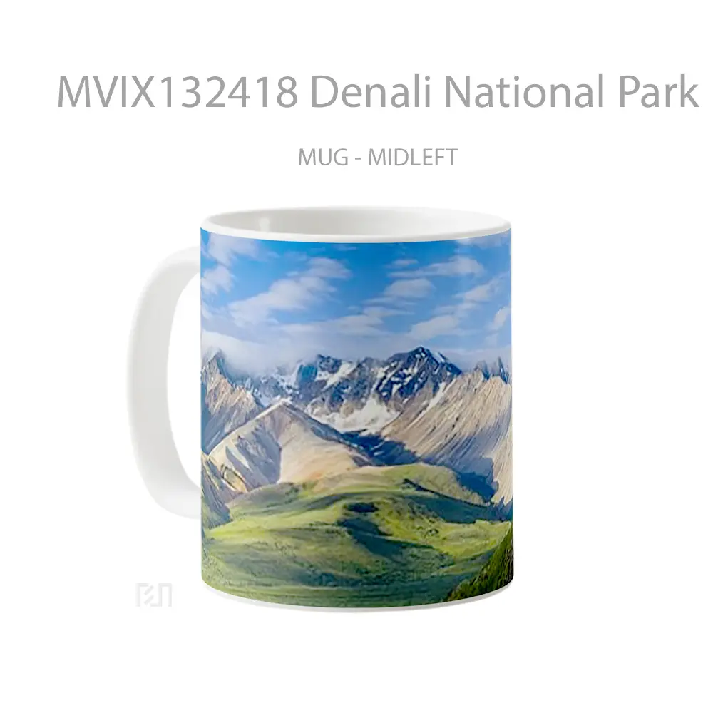 Mug Denali National Park Gelas Keramik Unik - All-side / Desain
