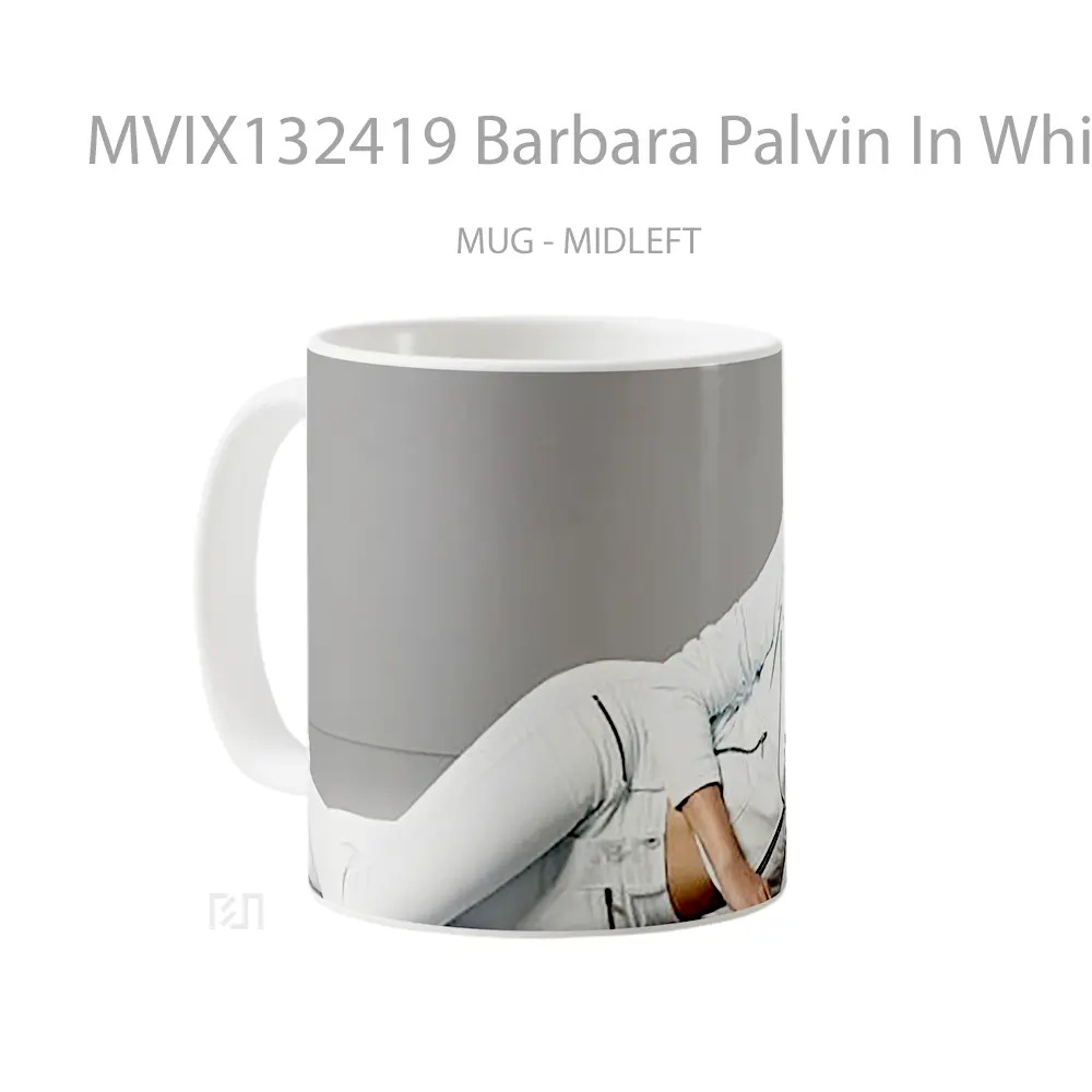 Mug Barbara Palvin In White Gelas Keramik Unik - All-side / Desain