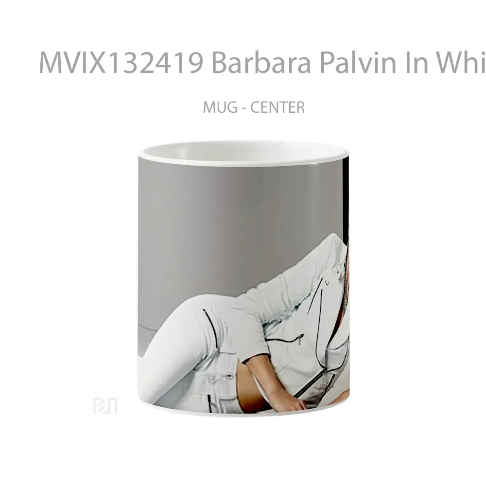 Mug Barbara Palvin In White Gelas Keramik Unik