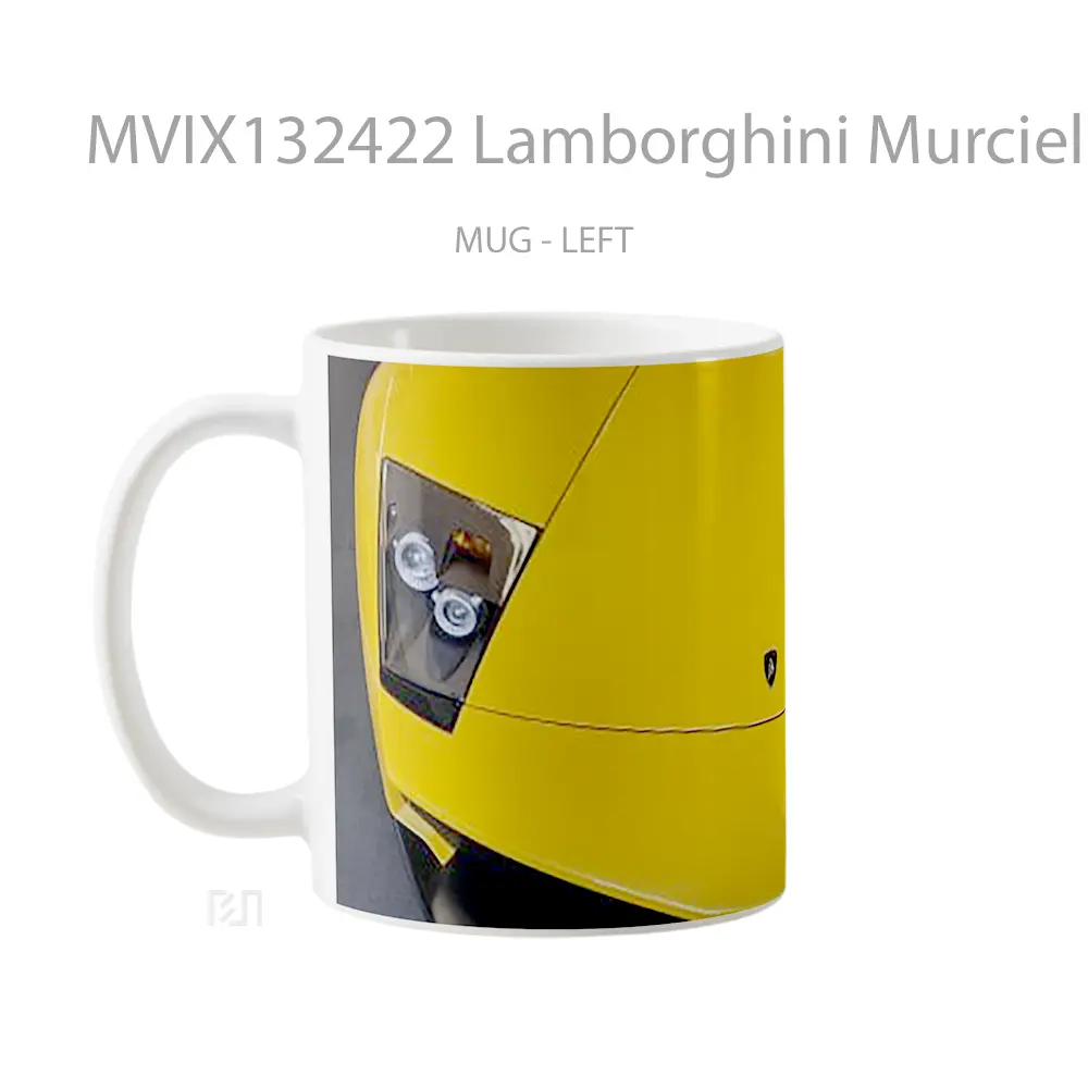 Mug Lamborghini Murcielago V1 Cangkir Mobil - All-side / Desain