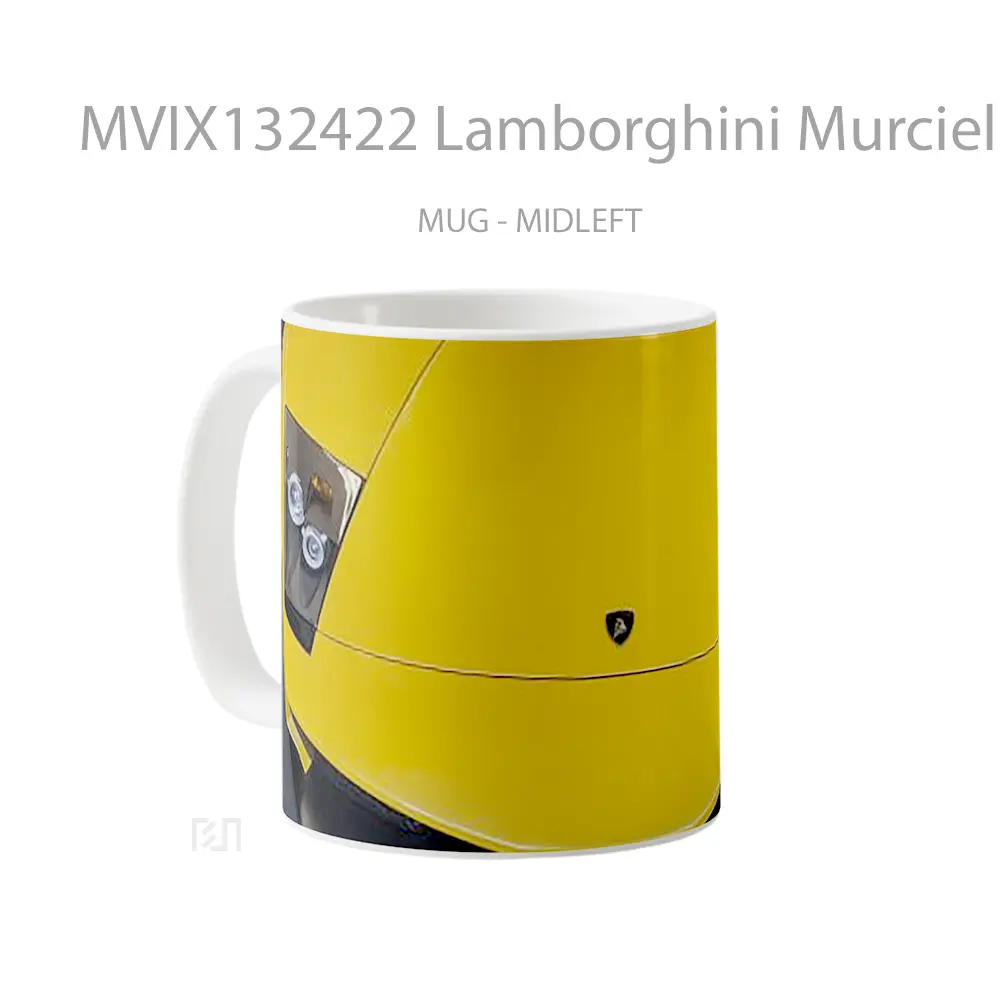 Mug Lamborghini Murcielago V1 Cangkir Mobil - All-side / Desain