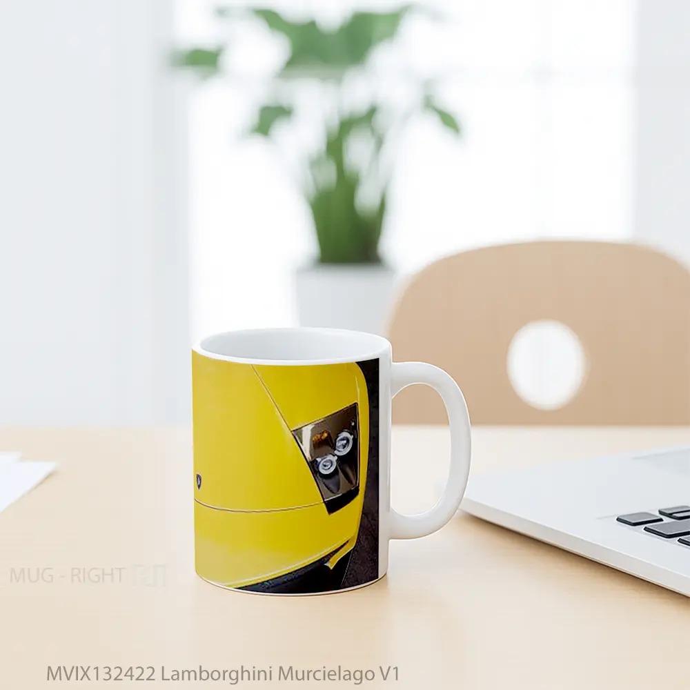 Mug Lamborghini Murcielago V1 Cangkir Mobil - All-side / Desain