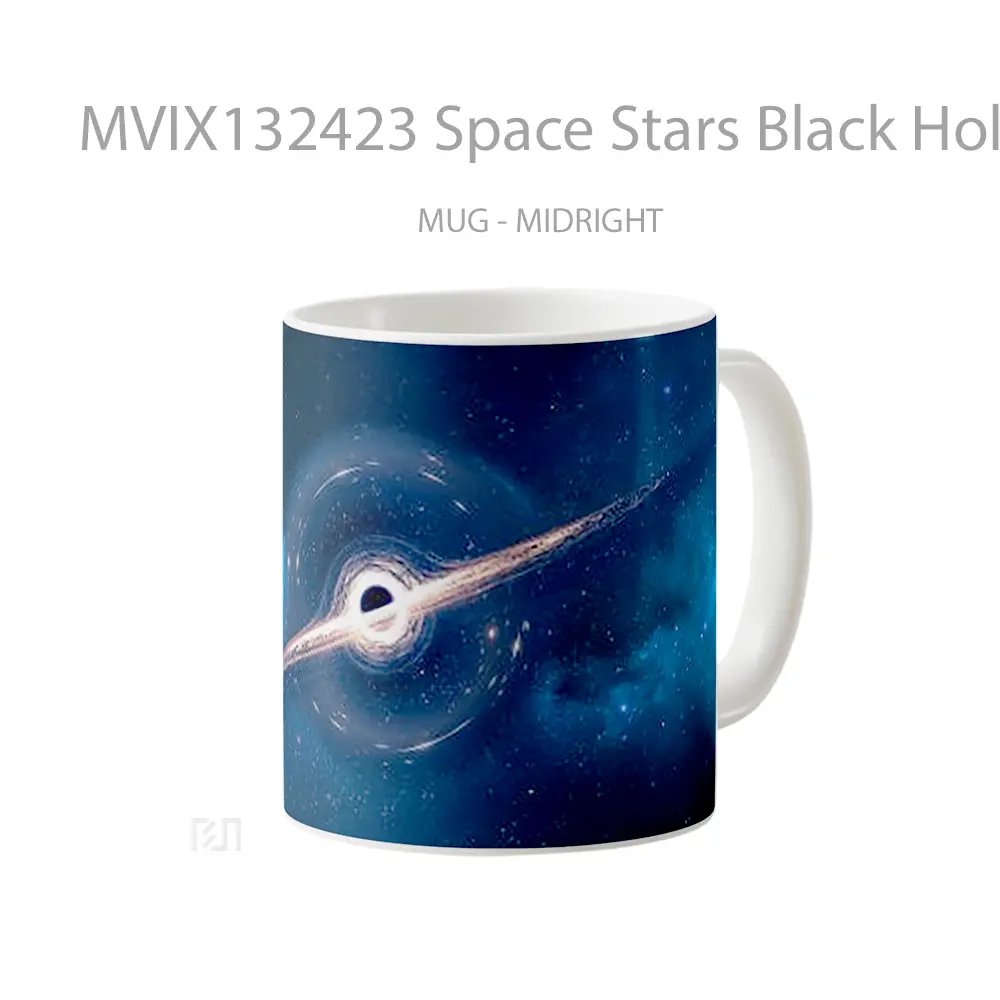 Mug Space Stars Black Hole Gelas Astronomi - All-side / Desain