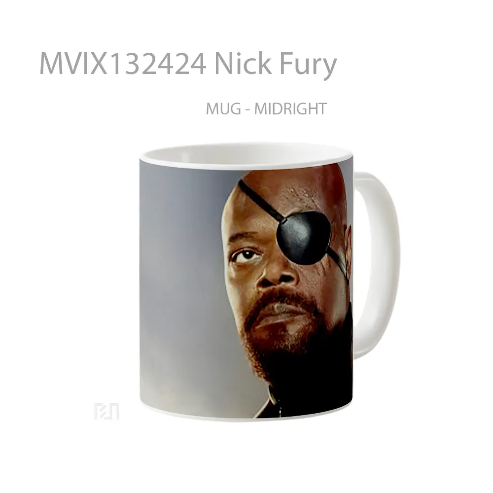 Mug Nick Fury Gelas Keramik Unik - All-side / Desain