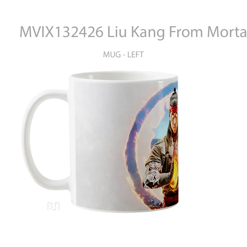 Mug Liu Kang From Mortal Kombat 1 Gelas Keramik Unik - All-side / Desain