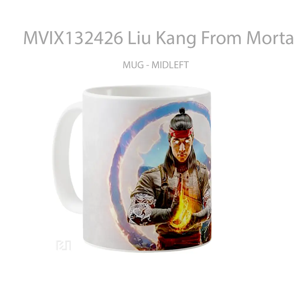 Mug Liu Kang From Mortal Kombat 1 Gelas Keramik Unik - All-side / Desain