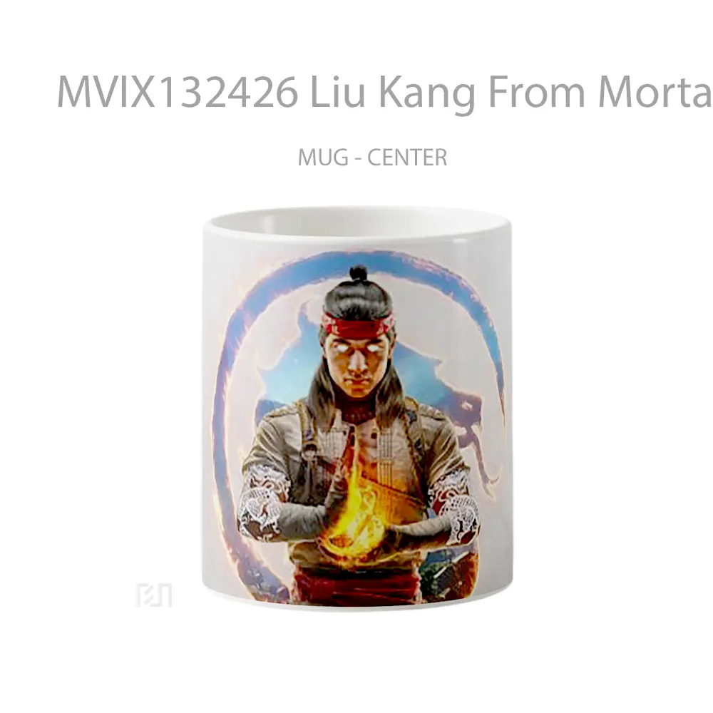 Mug Liu Kang From Mortal Kombat 1 Gelas Keramik Unik