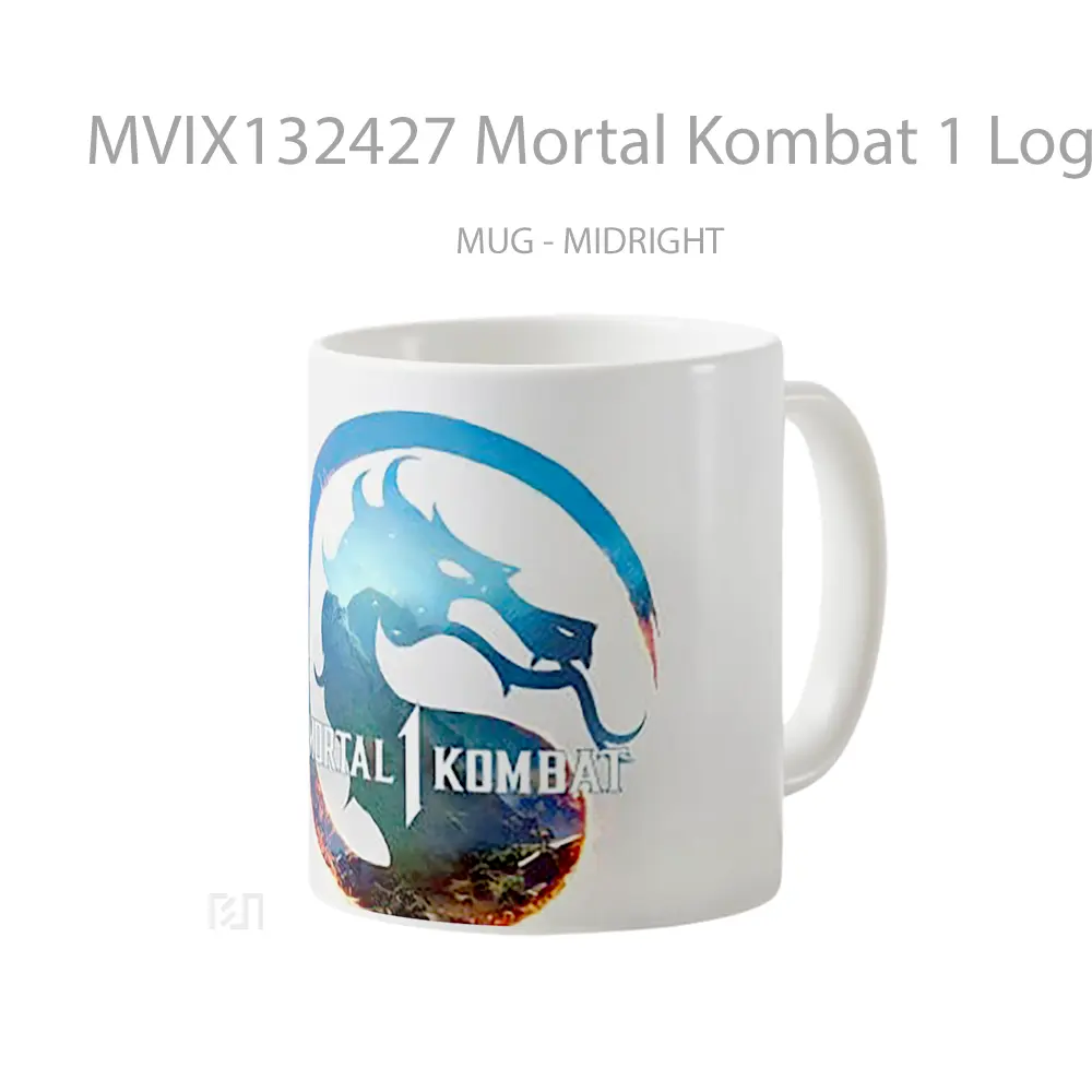 Mug Mortal Kombat 1 Logo Videogame Gelas Keramik Unik - All-side / Desain