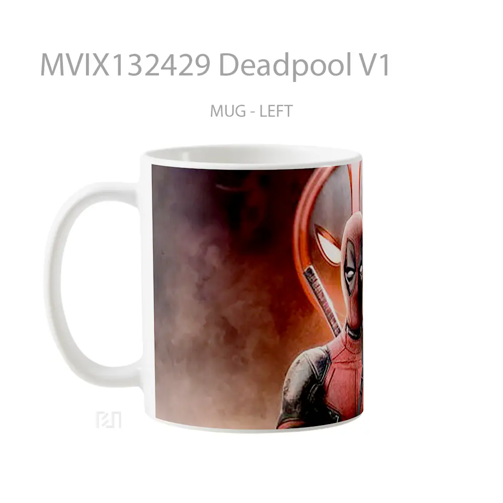 Mug Deadpool V1 Gelas Superhero - All-side / Desain