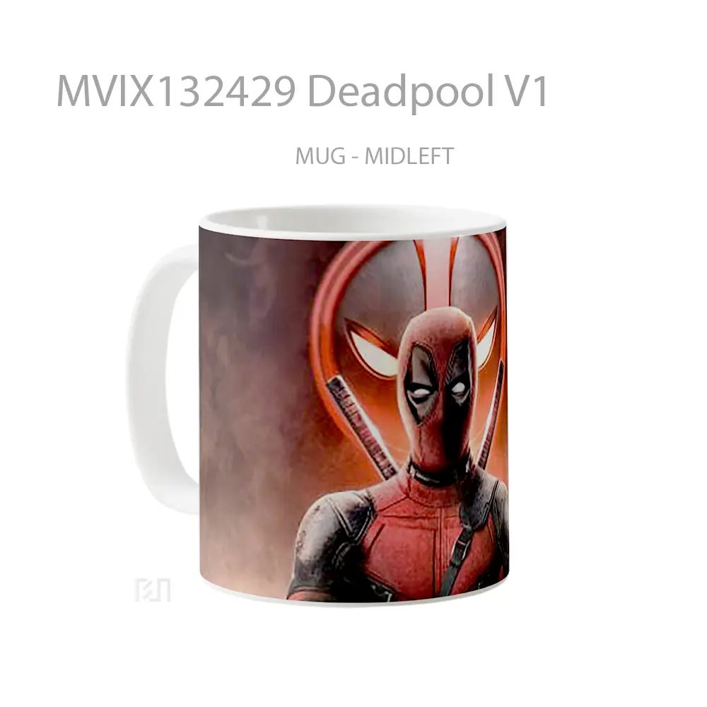 Mug Deadpool V1 Gelas Superhero - All-side / Desain