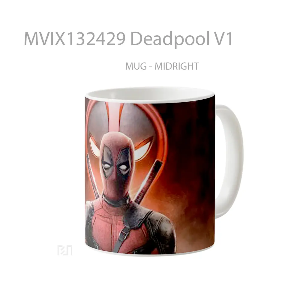 Mug Deadpool V1 Gelas Superhero - All-side / Desain