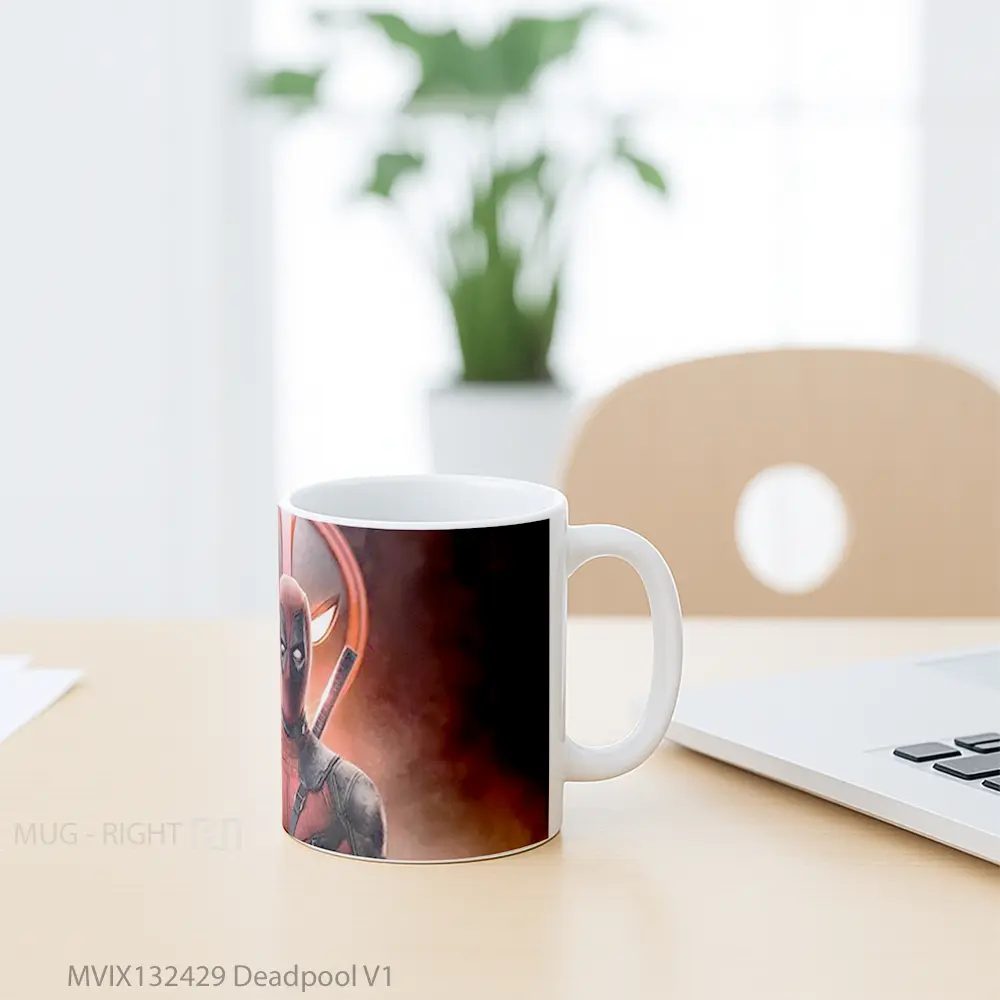 Mug Deadpool V1 Gelas Superhero - All-side / Desain