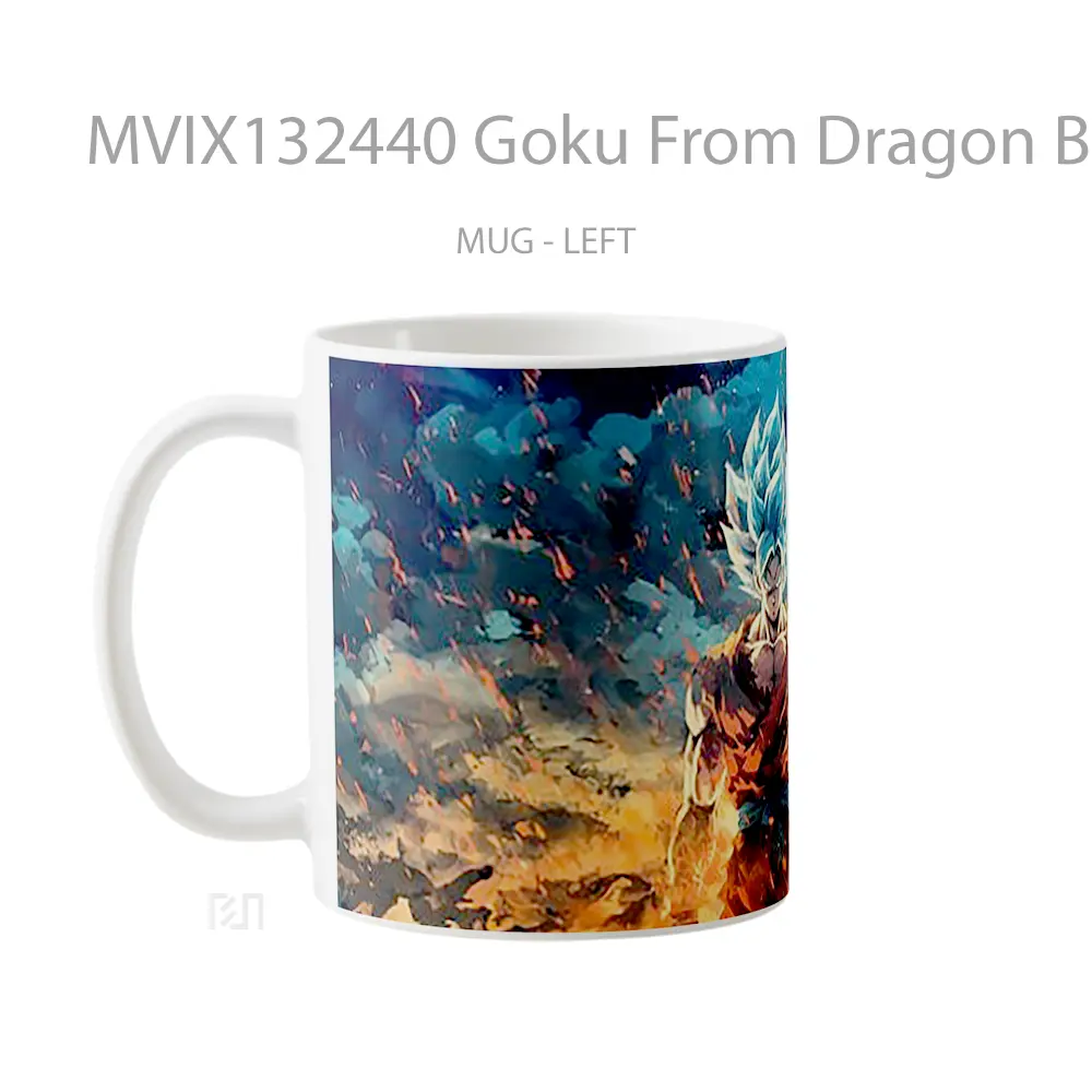 Mug Goku From Dragon Ball V1 Cangkir Anime - All-side / Desain